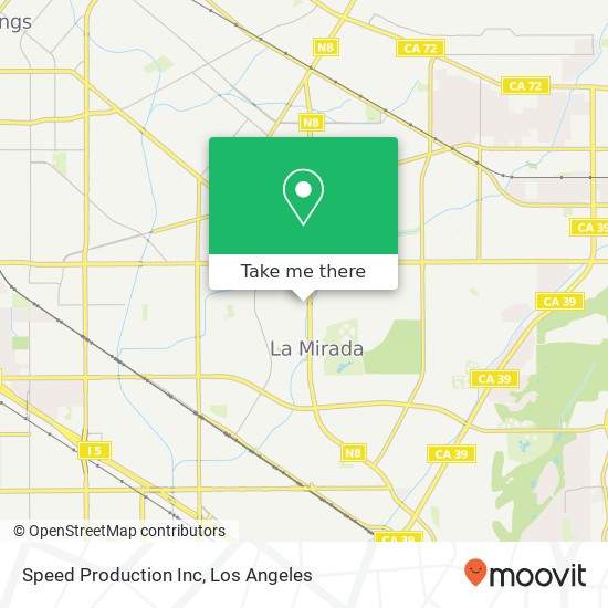 Mapa de Speed Production Inc