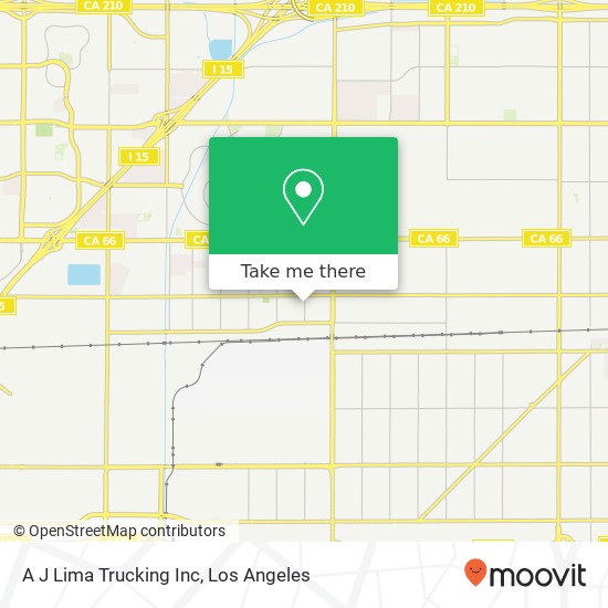 Mapa de A J Lima Trucking Inc