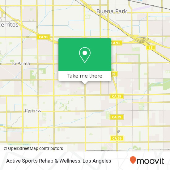 Active Sports Rehab & Wellness map