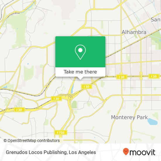 Grenudos Locos Publishing map