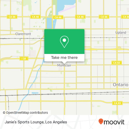 Janie's Sports Lounge map