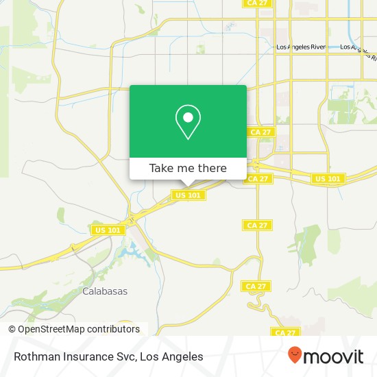 Mapa de Rothman Insurance Svc