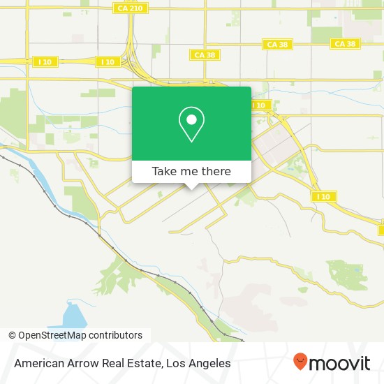 American Arrow Real Estate map