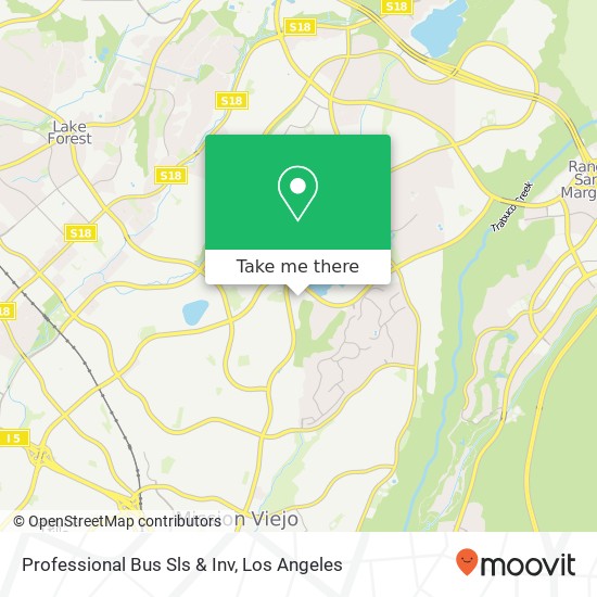 Professional Bus Sls & Inv map