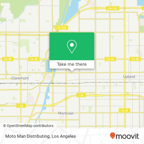 Mapa de Moto Man Distributing