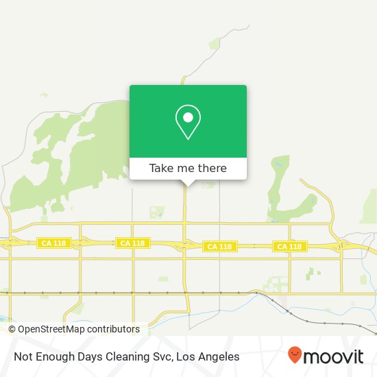 Mapa de Not Enough Days Cleaning Svc