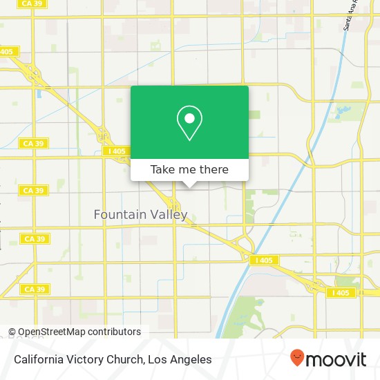 California Victory Church map