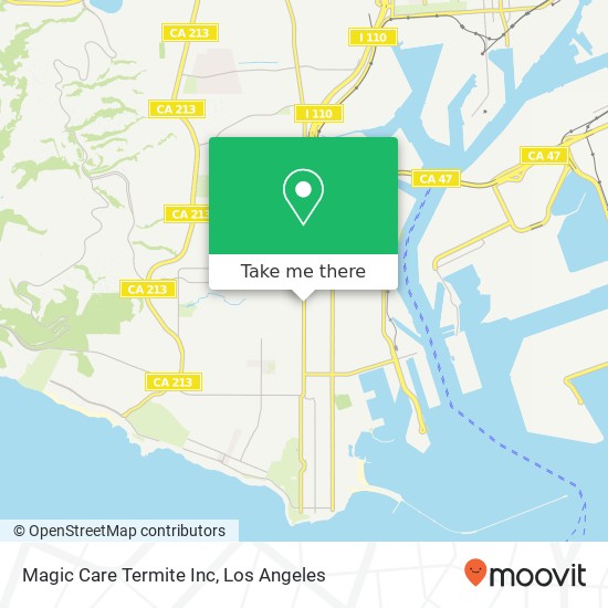 Magic Care Termite Inc map