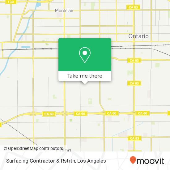 Mapa de Surfacing Contractor & Rstrtn