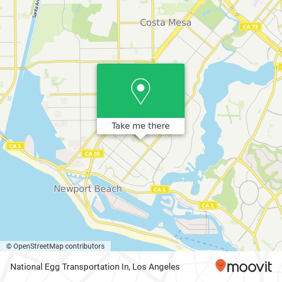 Mapa de National Egg Transportation In