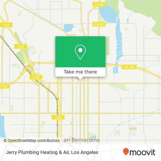 Jerry Plumbing Heating & Air map