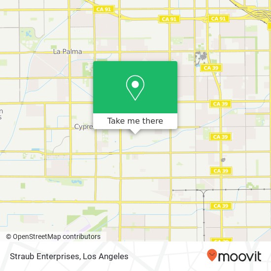 Straub Enterprises map