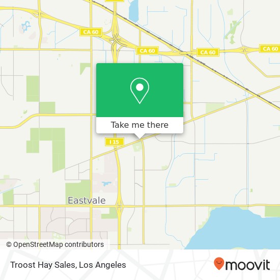 Troost Hay Sales map