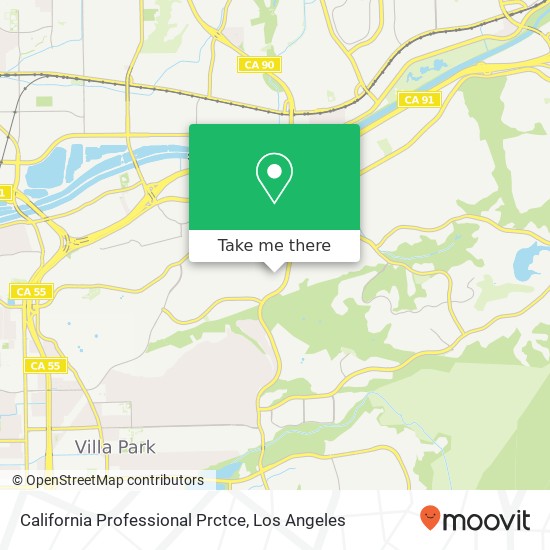 Mapa de California Professional Prctce