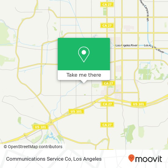 Communications Service Co map