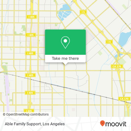 Able Family Support map