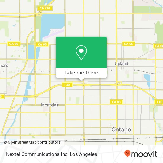 Mapa de Nextel Communications Inc