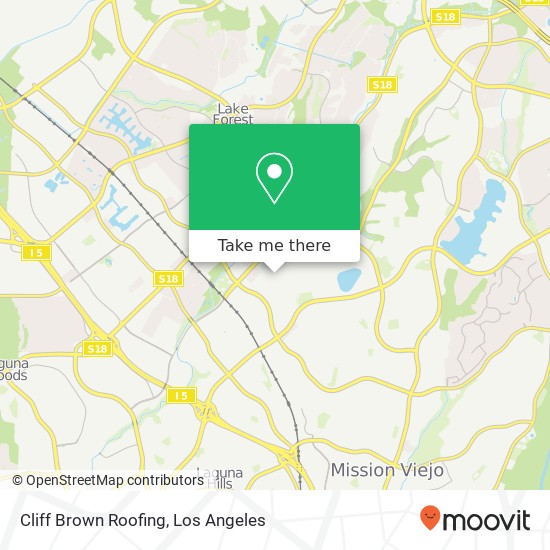 Cliff Brown Roofing map