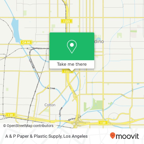 A & P Paper & Plastic Supply map