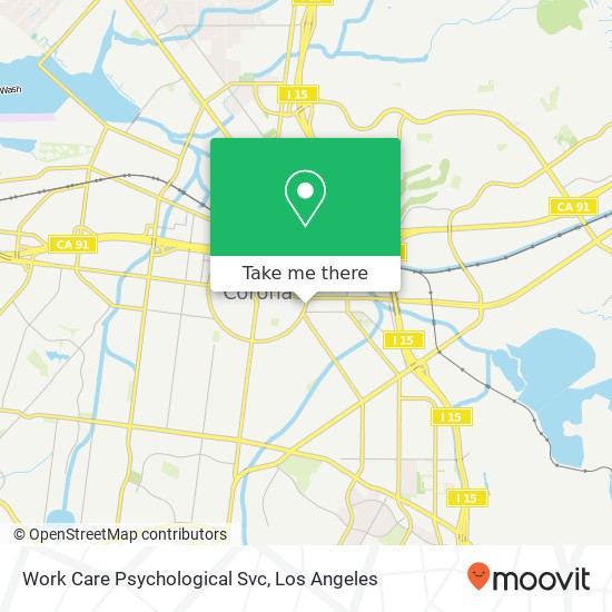 Work Care Psychological Svc map