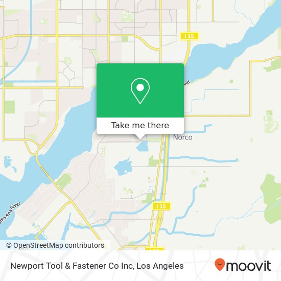 Mapa de Newport Tool & Fastener Co Inc