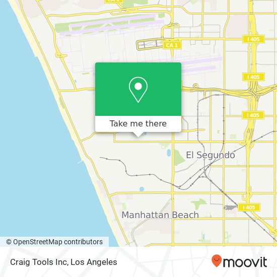 Craig Tools Inc map