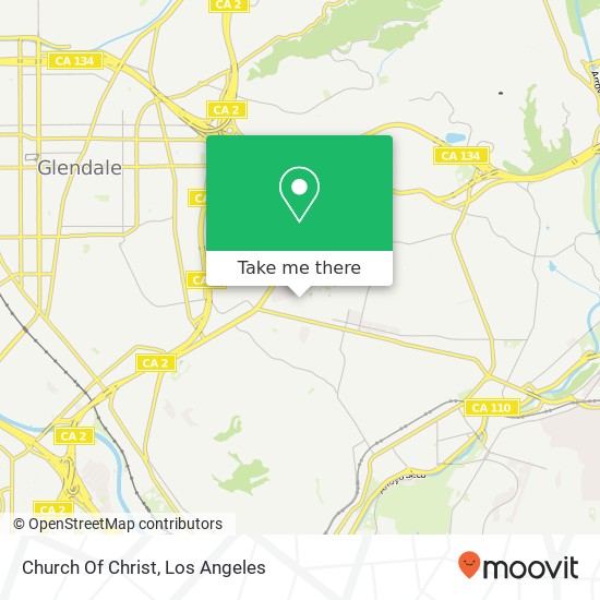 Church Of Christ map