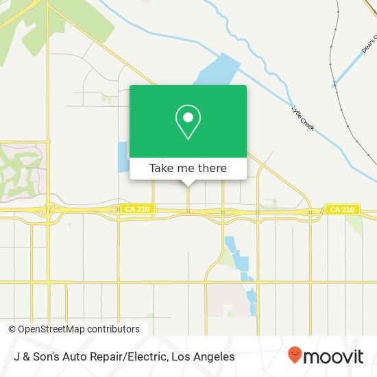 Mapa de J & Son's Auto Repair/Electric