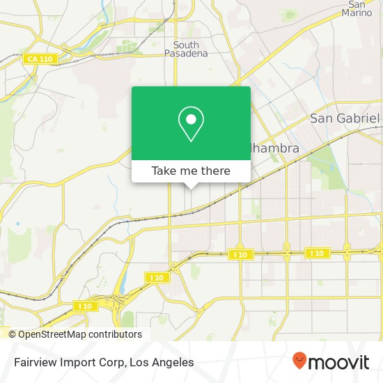 Mapa de Fairview Import Corp