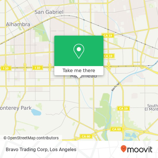 Bravo Trading Corp map
