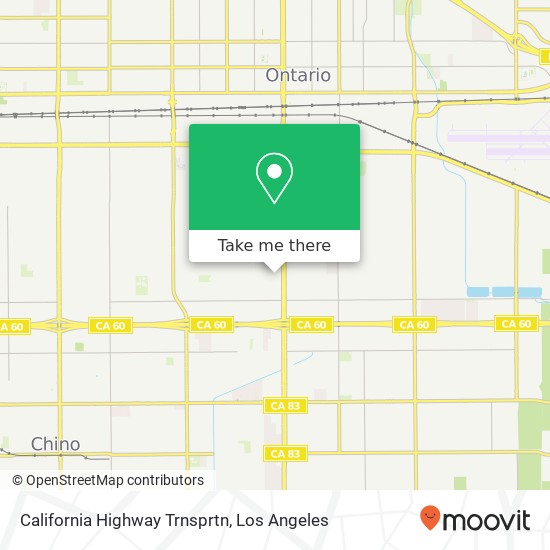 Mapa de California Highway Trnsprtn