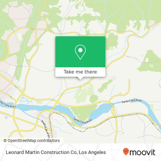 Leonard Martin Construction Co map
