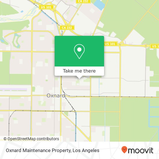 Mapa de Oxnard Maintenance Property