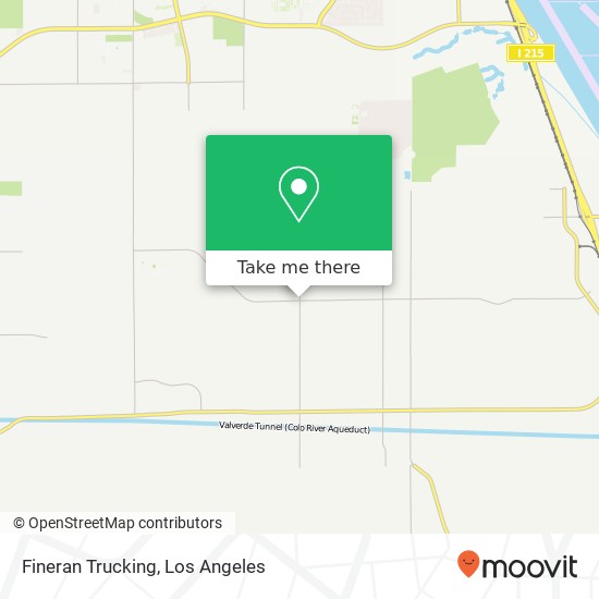 Fineran Trucking map