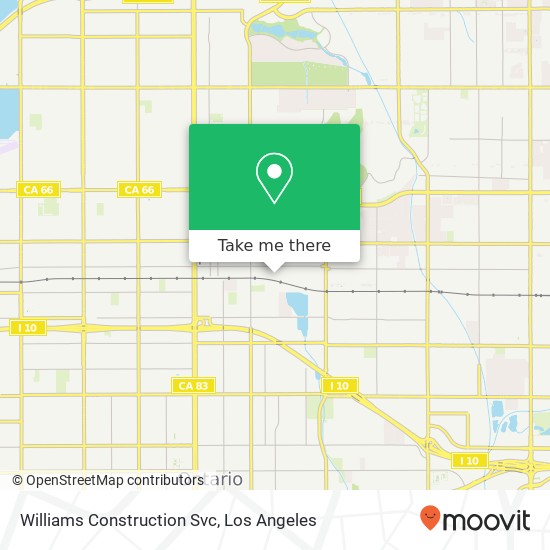 Williams Construction Svc map