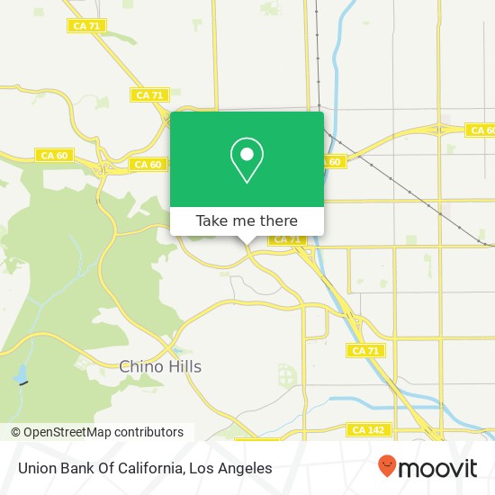 Union Bank Of California map