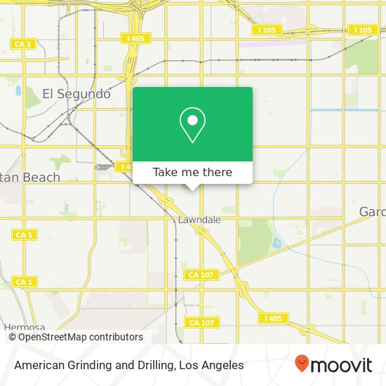 Mapa de American Grinding and Drilling