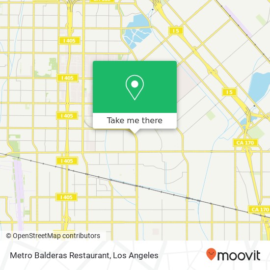 Mapa de Metro Balderas Restaurant