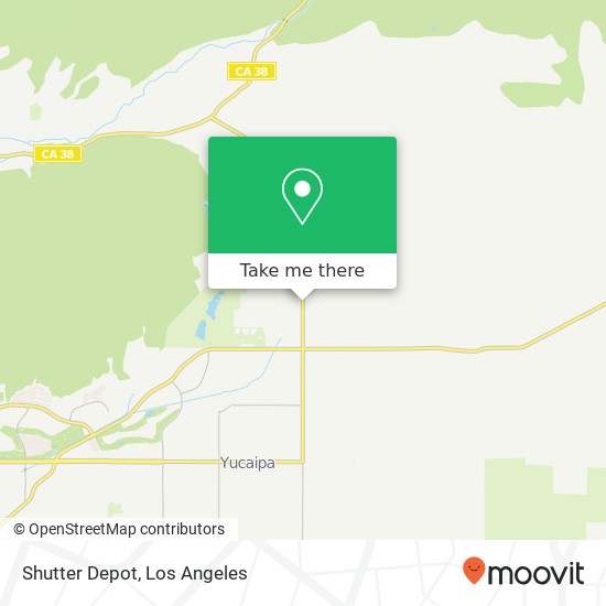 Mapa de Shutter Depot