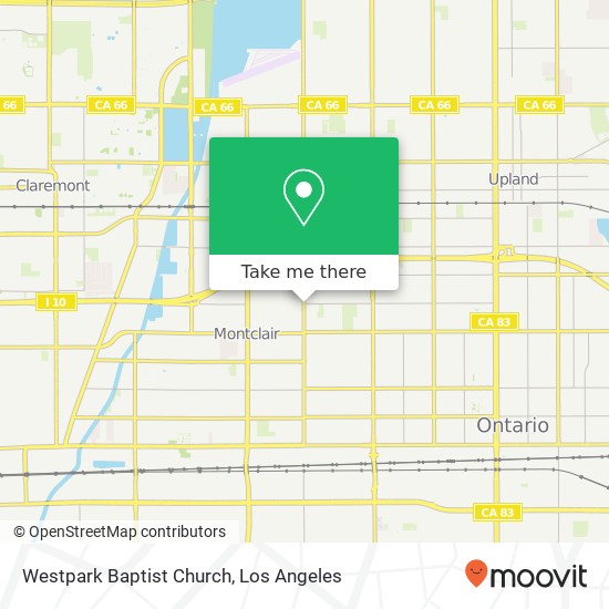 Westpark Baptist Church map