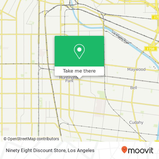 Mapa de Ninety Eight Discount Store