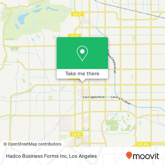 Hadco Business Forms Inc map