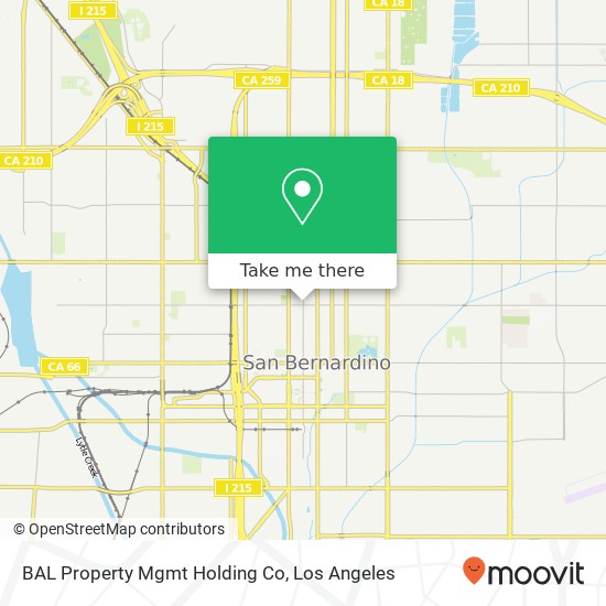 BAL Property Mgmt Holding Co map