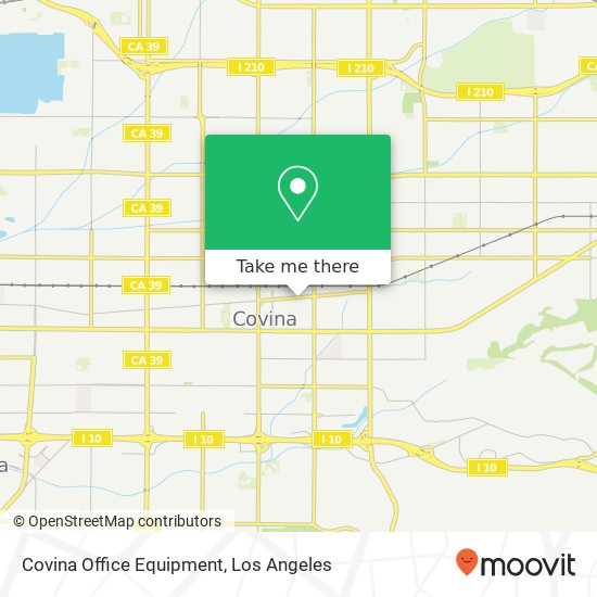 Covina Office Equipment map