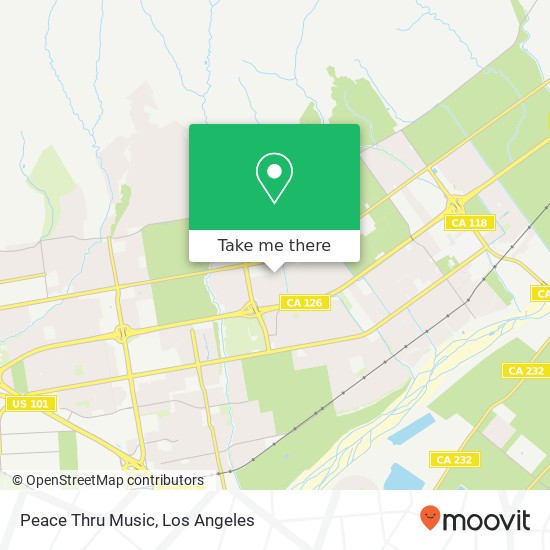 Peace Thru Music map