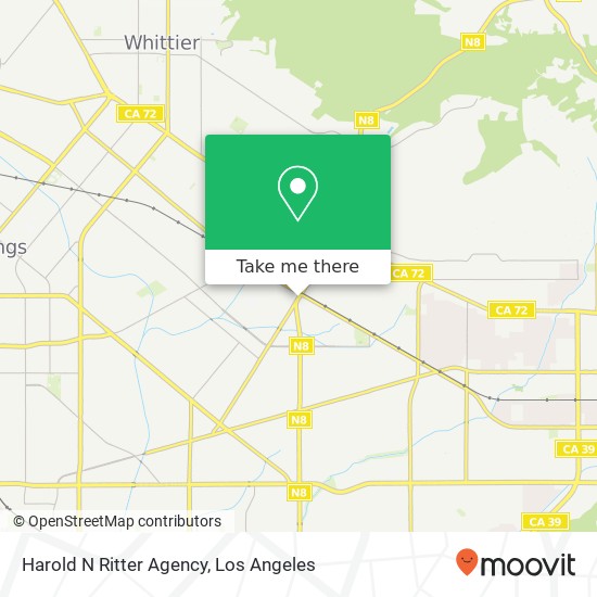 Mapa de Harold N Ritter Agency