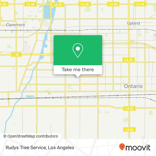 Rudys Tree Service map