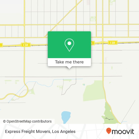 Express Freight Movers map