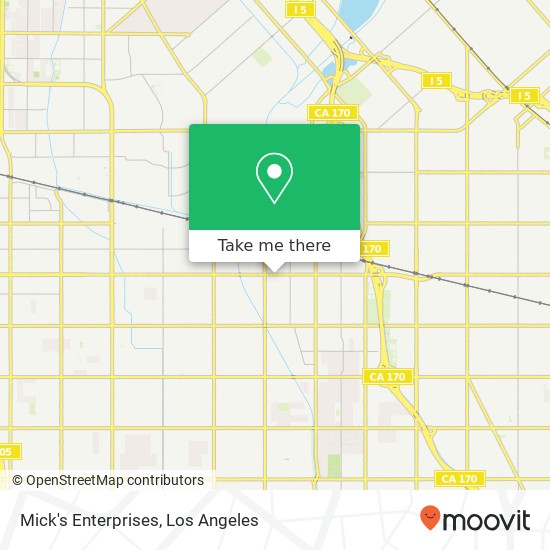 Mick's Enterprises map