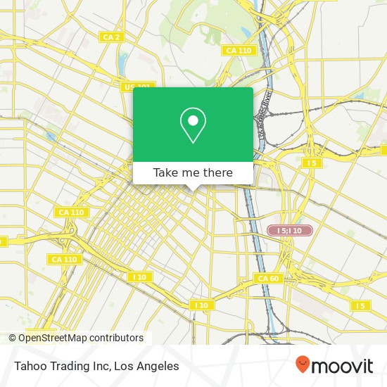 Mapa de Tahoo Trading Inc